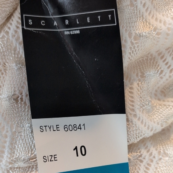 Scarlett NWT Maxi Length Crochet Lace Sheath Dress - Picture 11 of 11